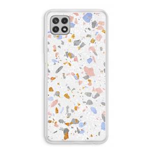 CaseCompany Terrazzo N°8: Samsung Galaxy A22 4G Transparant Hoesje