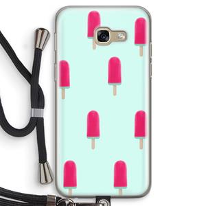 CaseCompany Waterijsje: Samsung Galaxy A5 (2017) Transparant Hoesje met koord