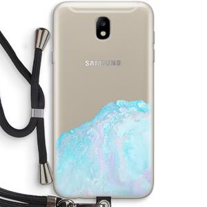 CaseCompany Fantasie pastel: Samsung Galaxy J7 (2017) Transparant Hoesje met koord