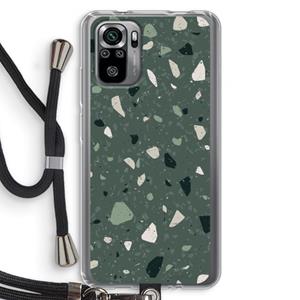 CaseCompany Terrazzo N°19: Xiaomi Redmi Note 10S Transparant Hoesje met koord