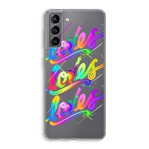CaseCompany Loves: Samsung Galaxy S21 Transparant Hoesje