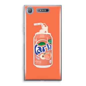CaseCompany S(peach)less: Sony Xperia XZ1 Transparant Hoesje
