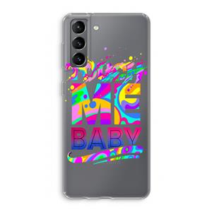 CaseCompany Touch Me: Samsung Galaxy S21 Transparant Hoesje