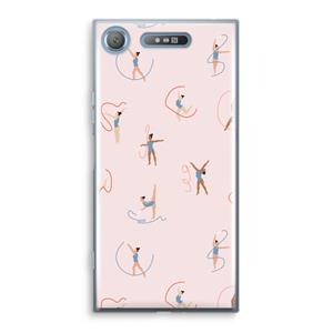 CaseCompany Dancing #3: Sony Xperia XZ1 Transparant Hoesje