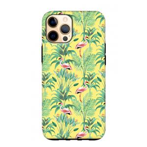 CaseCompany Flamingo party: iPhone 12 Pro Max Tough Case