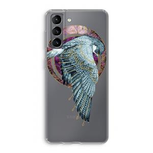 CaseCompany Golden Falcon: Samsung Galaxy S21 Transparant Hoesje