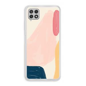 CaseCompany Saturday Flow: Samsung Galaxy A22 4G Transparant Hoesje
