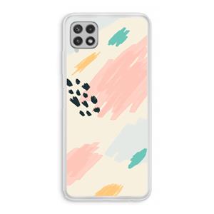 CaseCompany Sunday Chillings: Samsung Galaxy A22 4G Transparant Hoesje