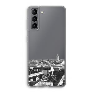 CaseCompany Marrakech Skyline : Samsung Galaxy S21 Transparant Hoesje