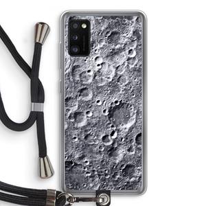 CaseCompany Maanlandschap: Samsung Galaxy A41 Transparant Hoesje met koord