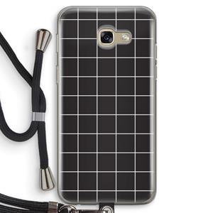 CaseCompany Rooster 2: Samsung Galaxy A5 (2017) Transparant Hoesje met koord