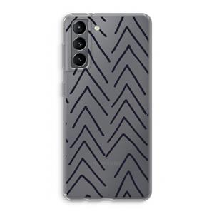 CaseCompany Marrakech Arrows: Samsung Galaxy S21 Transparant Hoesje