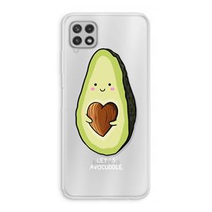 CaseCompany Avocuddle: Samsung Galaxy A22 4G Transparant Hoesje
