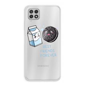 CaseCompany Best Friend Forever: Samsung Galaxy A22 4G Transparant Hoesje