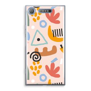 CaseCompany Abstract: Sony Xperia XZ1 Transparant Hoesje