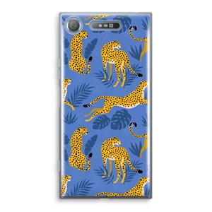 CaseCompany Luipaard: Sony Xperia XZ1 Transparant Hoesje