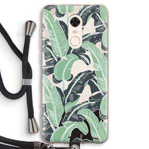 CaseCompany This Sh*t Is Bananas: Xiaomi Redmi 5 Transparant Hoesje met koord