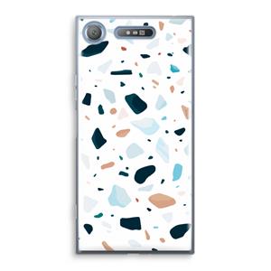 CaseCompany Terrazzo N°13: Sony Xperia XZ1 Transparant Hoesje