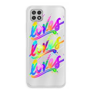 CaseCompany Loves: Samsung Galaxy A22 4G Transparant Hoesje