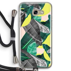 CaseCompany Fantasie jungle: Samsung Galaxy A5 (2017) Transparant Hoesje met koord
