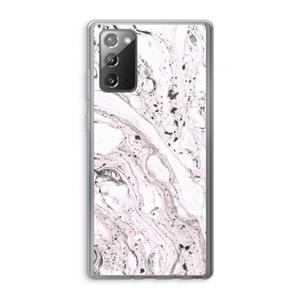 CaseCompany Mengelmoes: Samsung Galaxy Note 20 / Note 20 5G Transparant Hoesje