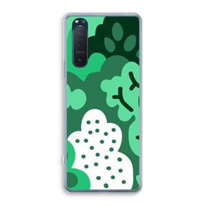 CaseCompany Bushes: Sony Xperia 5 II Transparant Hoesje