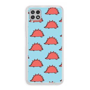 CaseCompany Dinosawrr: Samsung Galaxy A22 4G Transparant Hoesje