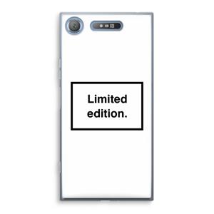 CaseCompany Limited edition: Sony Xperia XZ1 Transparant Hoesje