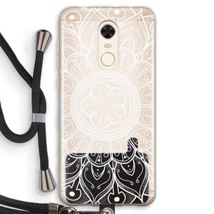 CaseCompany Roses Are Red: Xiaomi Redmi 5 Transparant Hoesje met koord