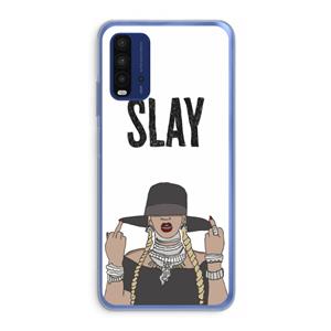 CaseCompany Slay All Day: Xiaomi Redmi 9T Transparant Hoesje