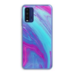 CaseCompany Zweverige regenboog: Xiaomi Redmi 9T Transparant Hoesje