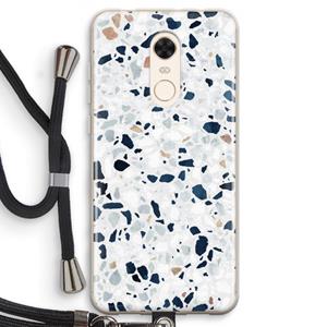 CaseCompany Terrazzo N°1: Xiaomi Redmi 5 Transparant Hoesje met koord