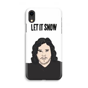 CaseCompany Let It Snow: iPhone XR Volledig Geprint Hoesje