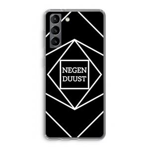 CaseCompany Negenduust geometrisch: Samsung Galaxy S21 Transparant Hoesje