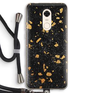 CaseCompany Terrazzo N°7: Xiaomi Redmi 5 Transparant Hoesje met koord