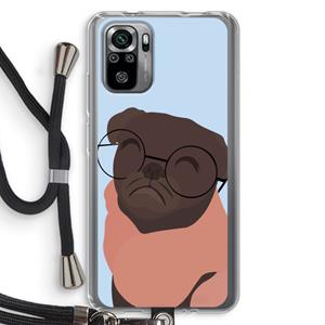 CaseCompany Ludo: Xiaomi Redmi Note 10S Transparant Hoesje met koord