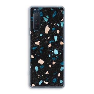 CaseCompany Terrazzo N°11: Sony Xperia 5 II Transparant Hoesje