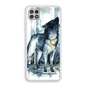 CaseCompany Bleeding Soul: Samsung Galaxy A22 4G Transparant Hoesje