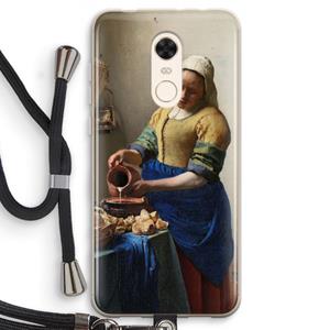 CaseCompany The Milkmaid: Xiaomi Redmi 5 Transparant Hoesje met koord