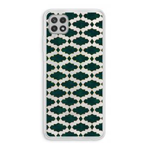 CaseCompany Moroccan tiles: Samsung Galaxy A22 4G Transparant Hoesje