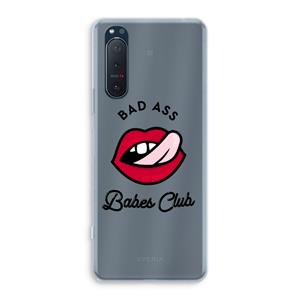 CaseCompany Badass Babes Club: Sony Xperia 5 II Transparant Hoesje