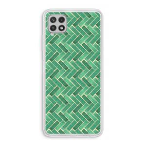 CaseCompany Moroccan tiles 2: Samsung Galaxy A22 4G Transparant Hoesje