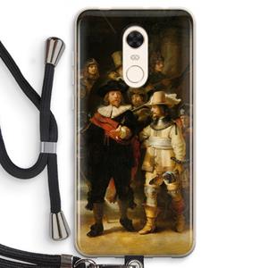 CaseCompany De Nachtwacht: Xiaomi Redmi 5 Transparant Hoesje met koord