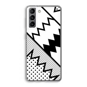 CaseCompany Pop Art #5: Samsung Galaxy S21 Transparant Hoesje