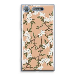 CaseCompany Blossoming spring: Sony Xperia XZ1 Transparant Hoesje