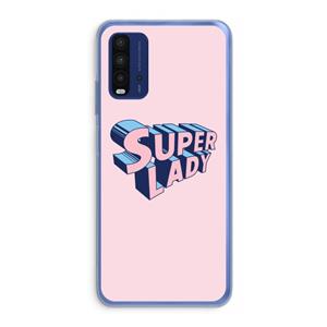 CaseCompany Superlady: Xiaomi Redmi 9T Transparant Hoesje