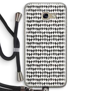 CaseCompany Crazy shapes: Samsung Galaxy A5 (2017) Transparant Hoesje met koord