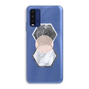 CaseCompany Creatieve toets: Xiaomi Redmi 9T Transparant Hoesje