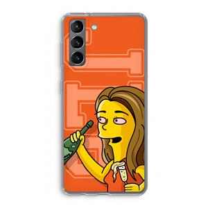 CaseCompany Jamie Lee Simpson: Samsung Galaxy S21 Transparant Hoesje