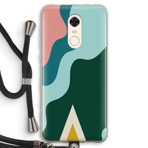 CaseCompany Noor B: Xiaomi Redmi 5 Transparant Hoesje met koord